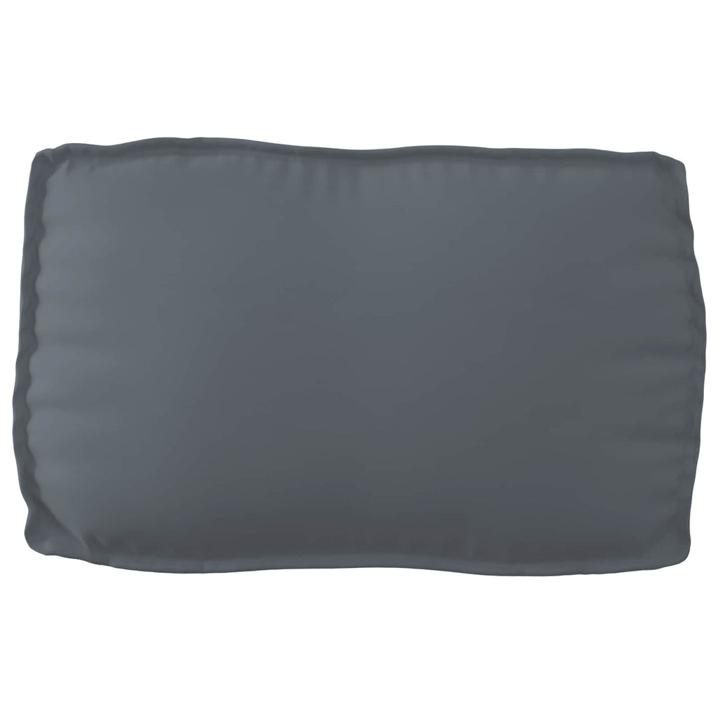 Juego de Cojines para Palets 2 pcs Antracita Tela Oxford