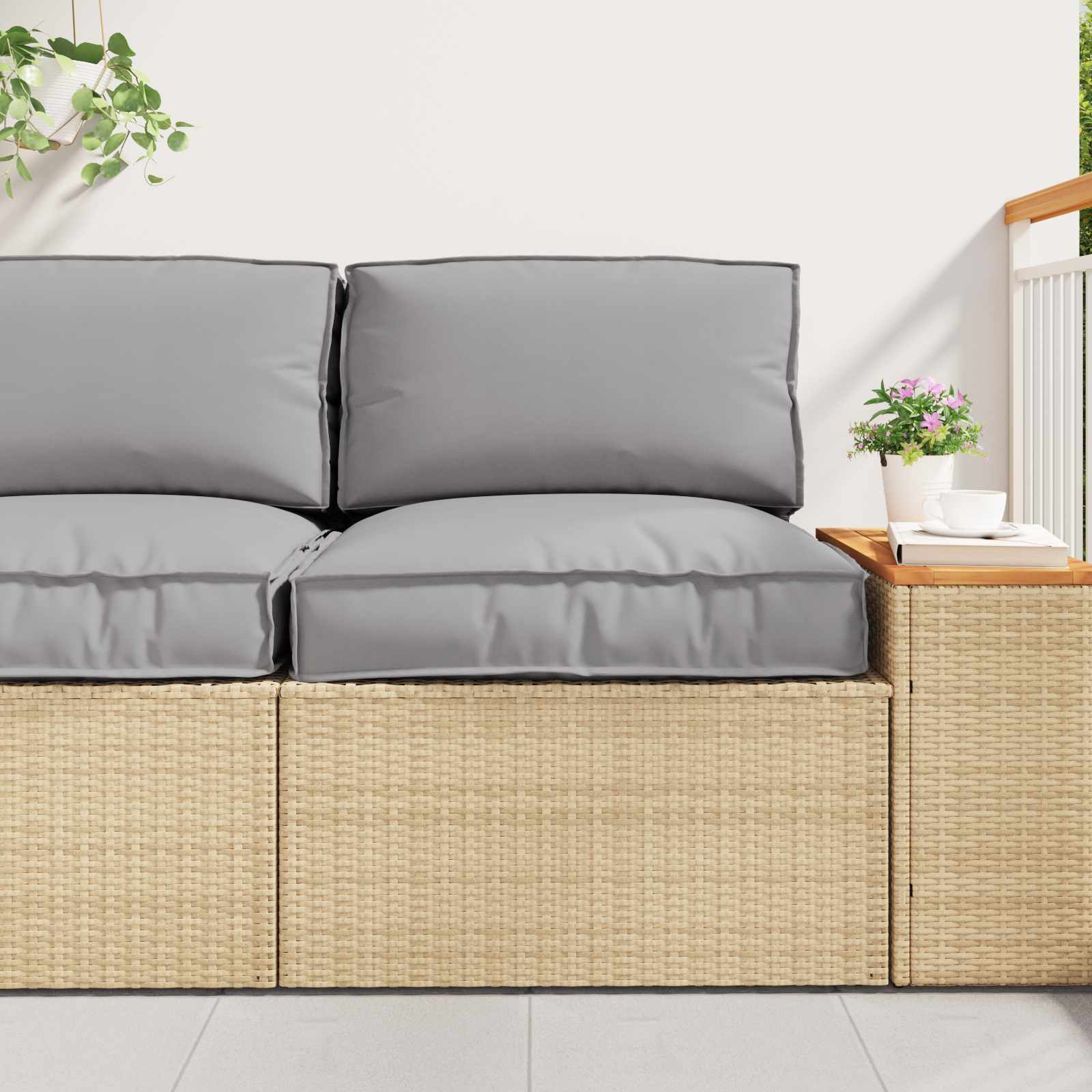 Pallet Cushion Set 2 pcs Anthracite Oxford Fabric