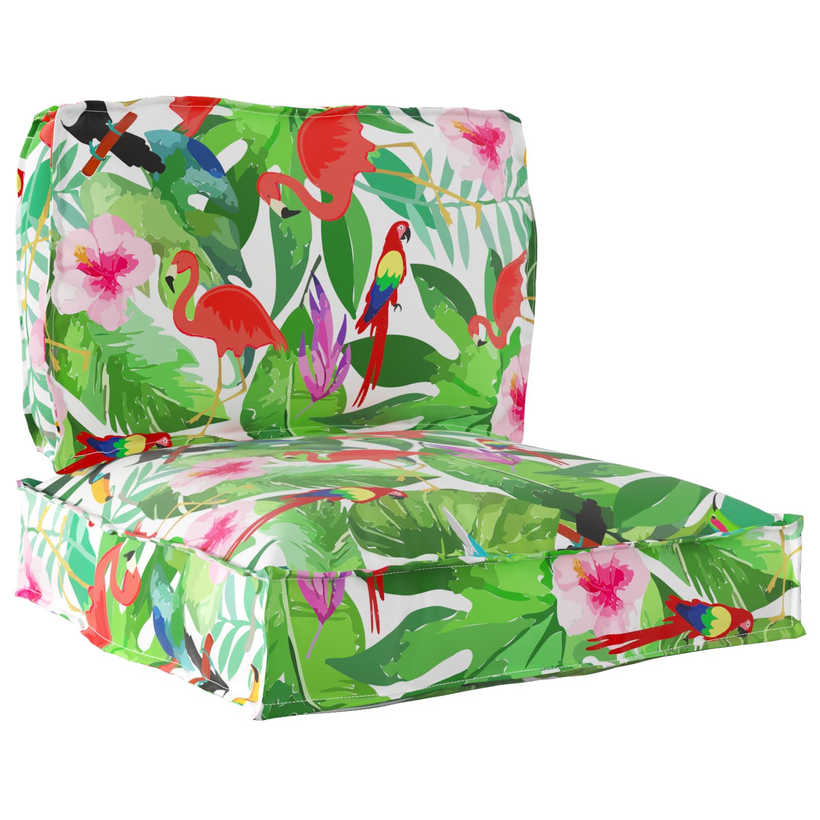 Pallet Cushion Set 2 pcs Anthracite Oxford Fabric