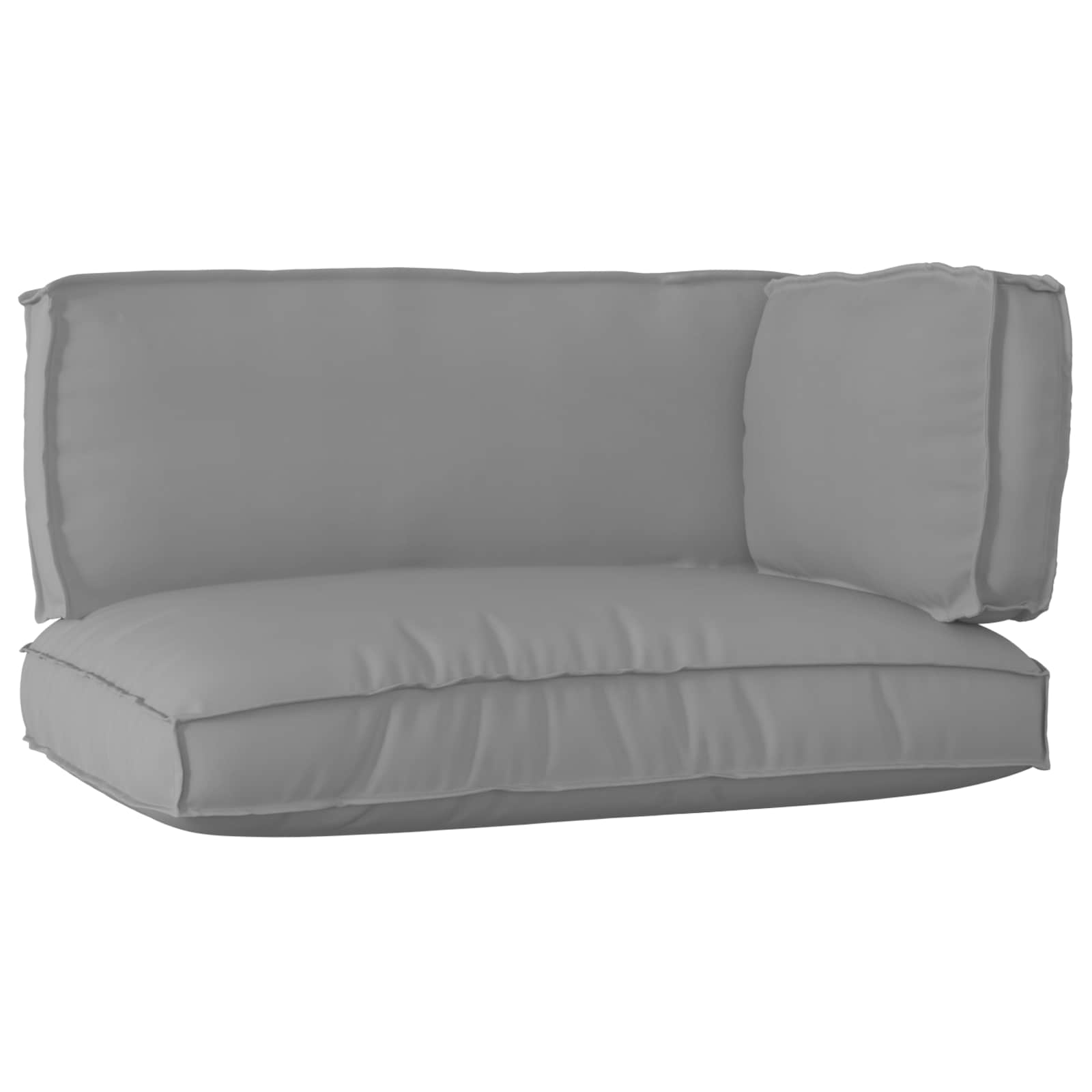 3-Piece Oxford Cloth Pallet Cushion Set Anthracite