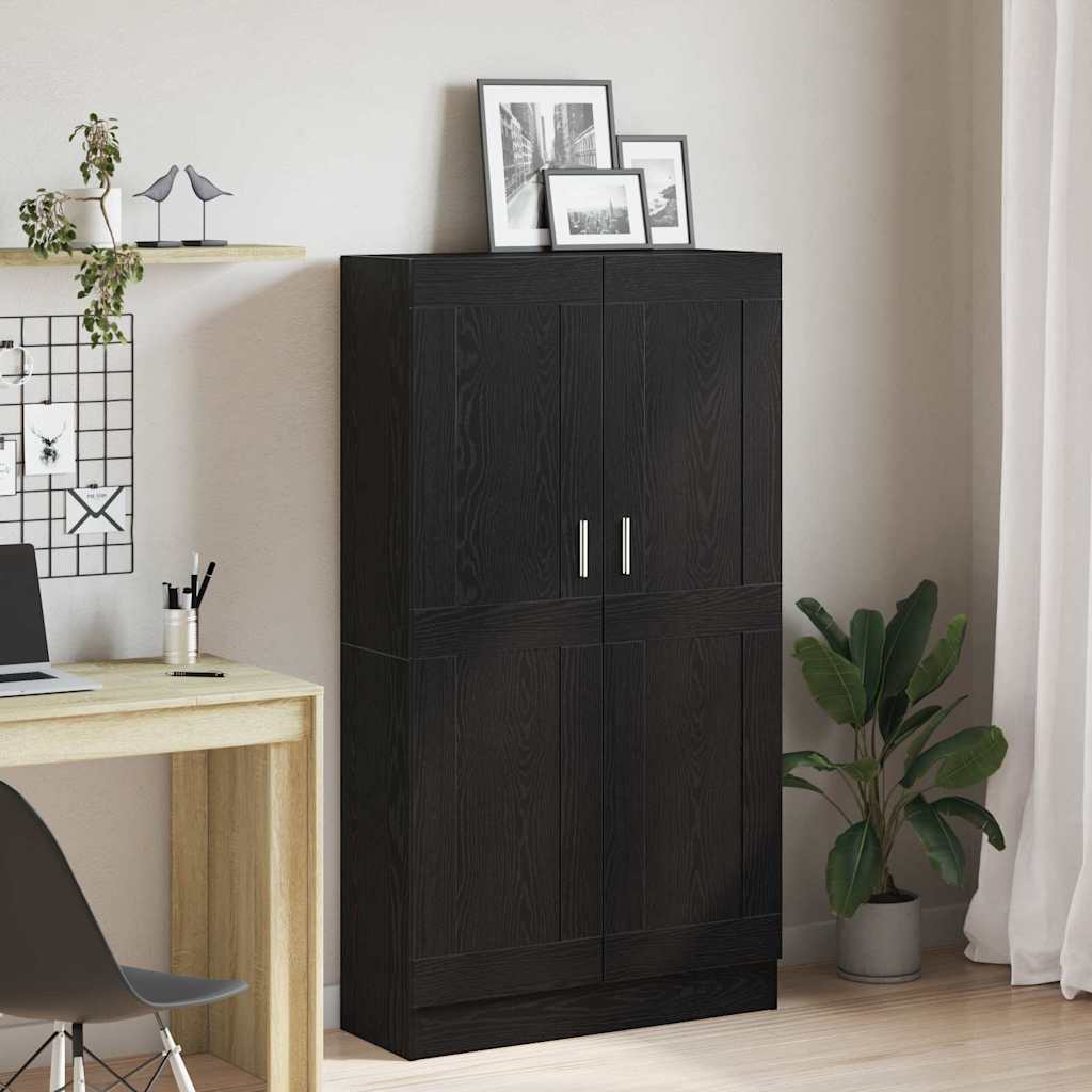 Librería Roble Negro 82,5 x 30,5 x 115 cm Madera de ingeniería