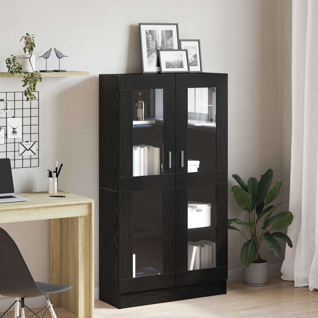 Librería Roble Negro 82,5 x 30,5 x 150 cm Madera de ingeniería