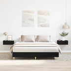 Estructura de cama 137 x 190 cm Madera de ingeniería