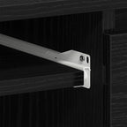 Escritorio Roble Negro 140 x 50 x 76 cm Madera de ingeniería