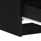 Escritorio Roble Negro 140 x 50 x 76 cm Madera de ingeniería
