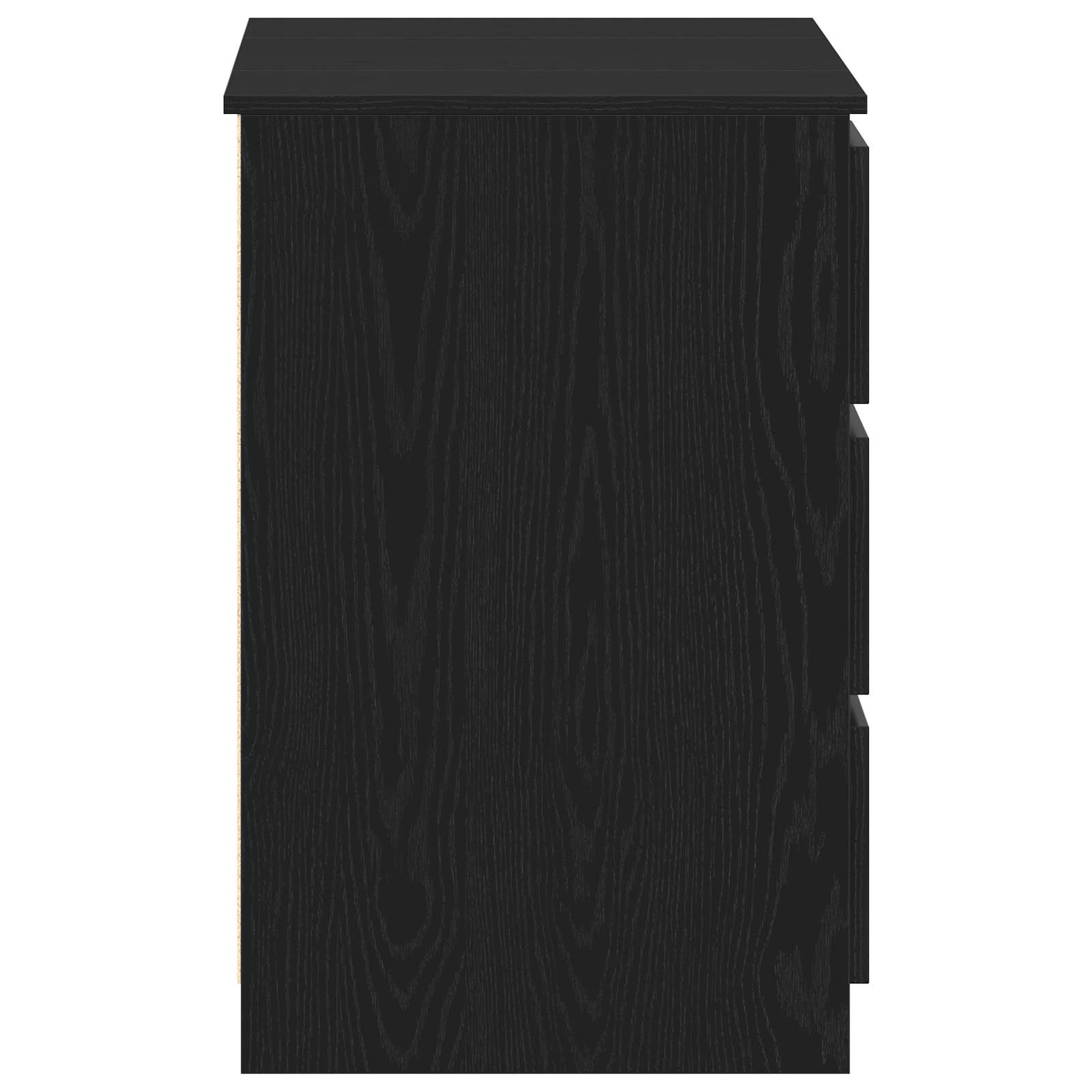 Escritorio Roble Negro 140 x 50 x 76 cm Madera de ingeniería