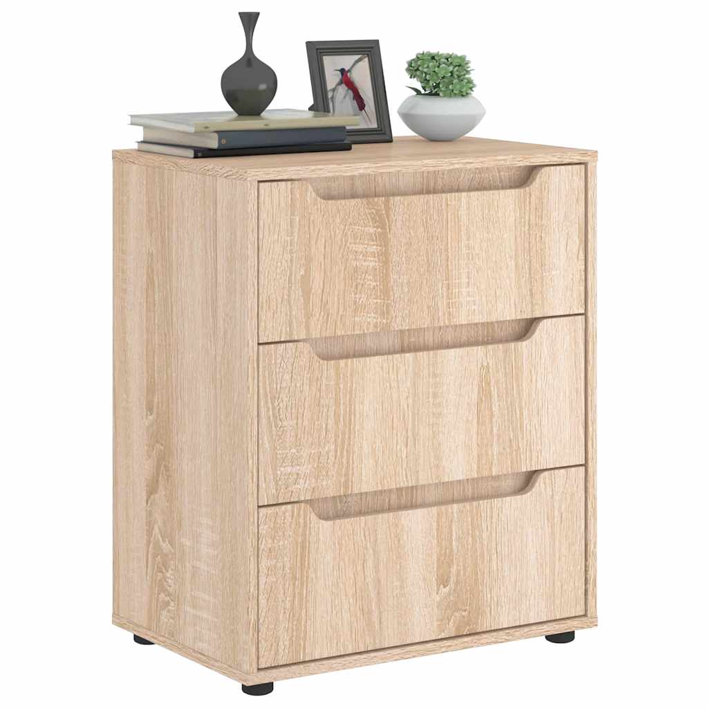 VISNES Sideboard white 60x40x73 cm engineered wood