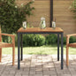 Mesa de exterior Natural y Gris 150 x 90 x 75 cm