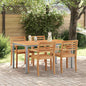 Mesa de exterior Natural y Gris 150 x 90 x 75 cm
