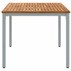 Mesa de exterior Natural y Gris 150 x 90 x 75 cm