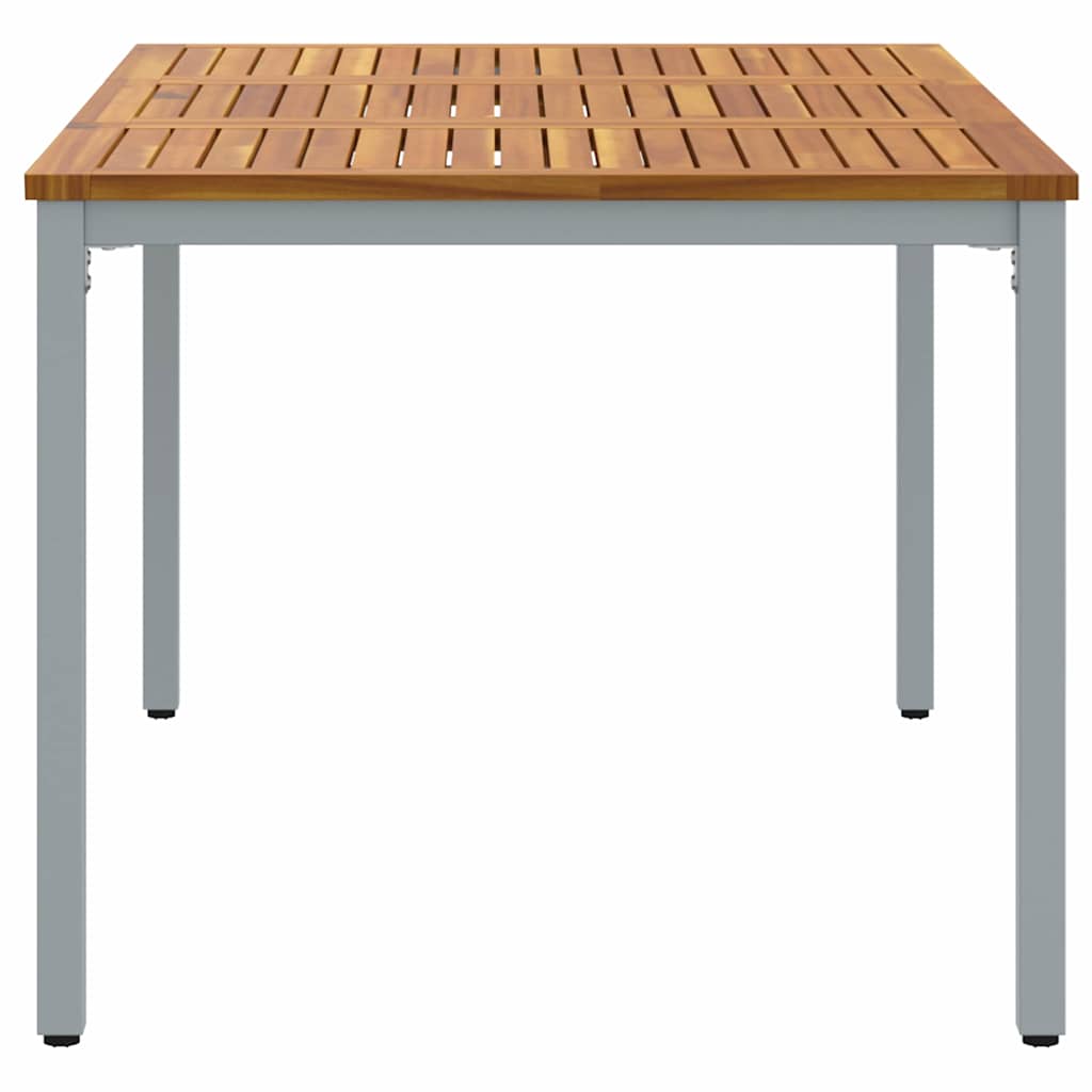 Mesa de exterior Natural y Gris 150 x 90 x 75 cm