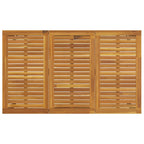 Mesa de exterior Natural y Gris 150 x 90 x 75 cm