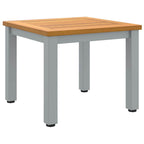 Mesa de exterior Natural y Gris 45 x 45 x 38 cm
