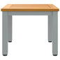 Mesa de exterior Natural y Gris 45 x 45 x 38 cm