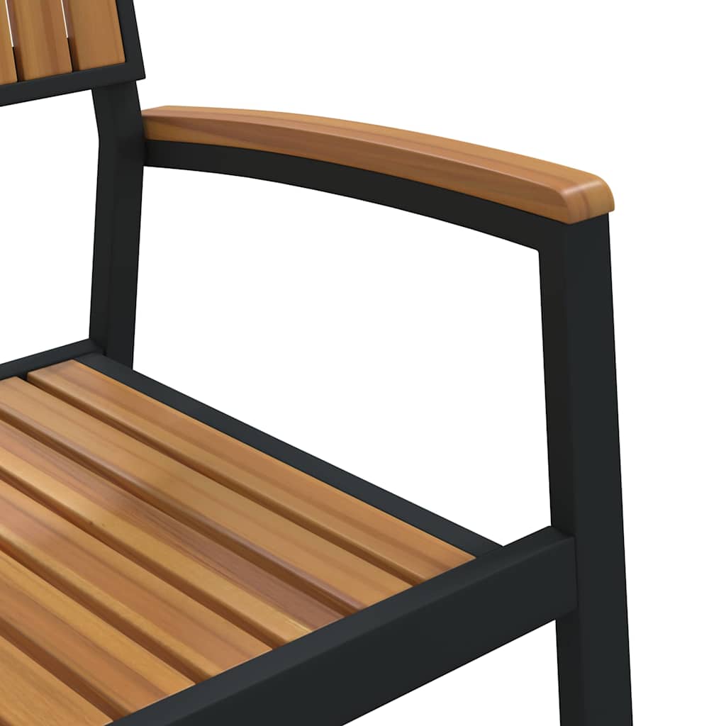 Silla Apilable 2 pcs Marrón 56 x 57 x 87 cm