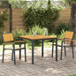 Silla Apilable 2 pcs Marrón 56 x 57 x 87 cm