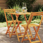 Natural Garden Table 60 x 60 x 72 cm Solid Acacia Wood