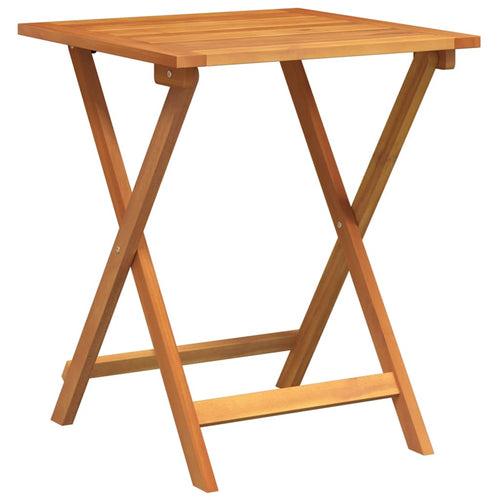 Natural Garden Table 60 x 60 x 72 cm Solid Acacia Wood