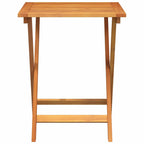 Mesa de Jardín Natural 60 x 60 x 72 cm Madera de Acacia Sólida
