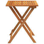 Mesa de Jardín Natural 60 x 60 x 72 cm Madera de Acacia Sólida