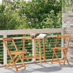 Conjunto bistro 3 pcs Aceite Natural Madera de Acacia Sólida