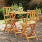 Conjunto bistro 3 pcs Aceite Natural Madera de Acacia Sólida