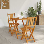 Conjunto bistro 3 pcs Aceite Natural Madera de Acacia Sólida
