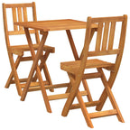 Conjunto bistro 3 pcs Aceite Natural Madera de Acacia Sólida