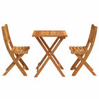 Conjunto bistro 3 pcs Aceite Natural Madera de Acacia Sólida
