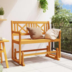 Banco Deslizador de Jardín Natural 110 x 59 x 97 cm