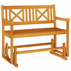 Banco Deslizador de Jardín Natural 110 x 59 x 97 cm