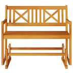Banco Deslizador de Jardín Natural 110 x 59 x 97 cm