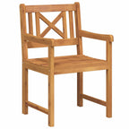 Banco de exterior 2 pcs Natural 56 x 55,5 x 90 cm