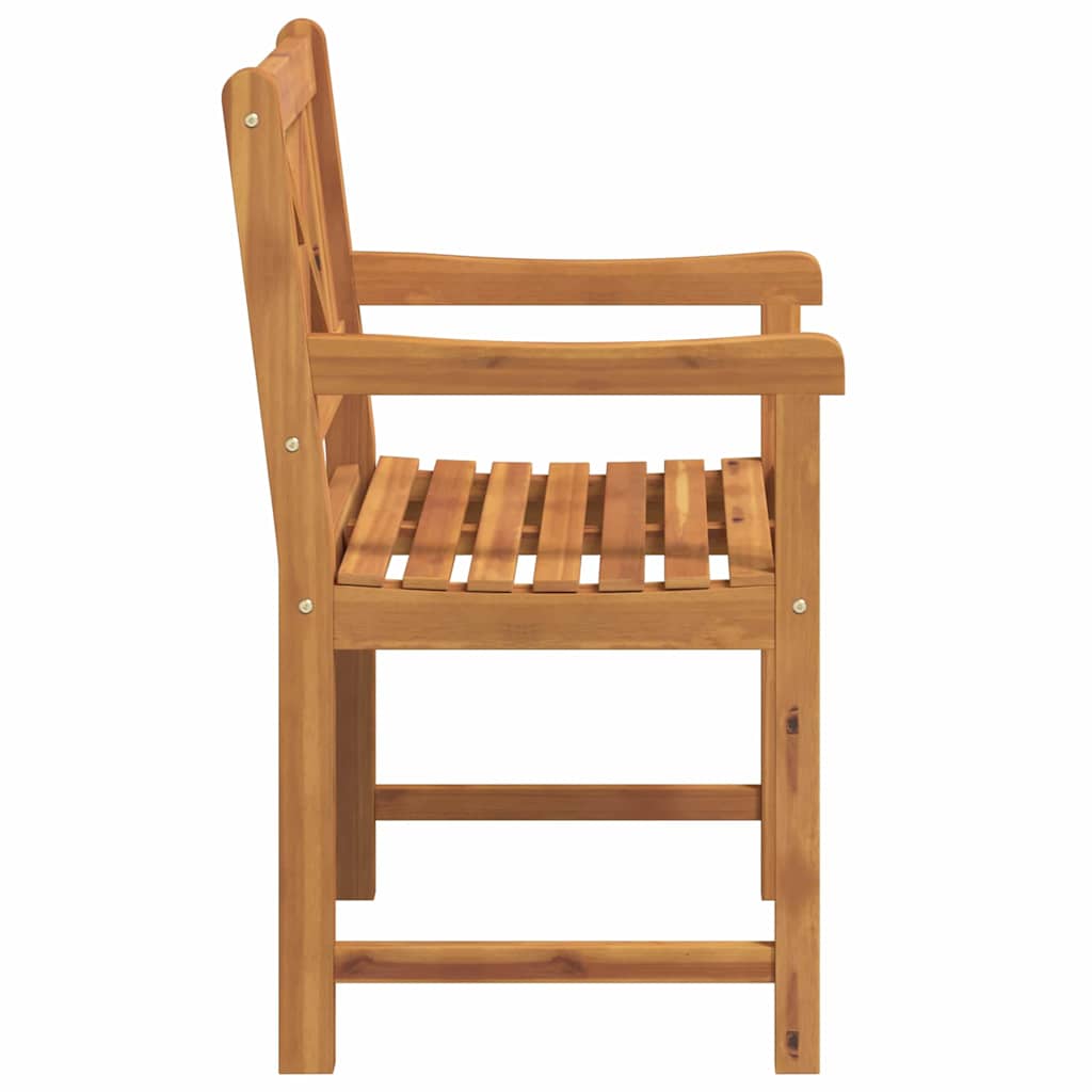 Banco de exterior 2 pcs Natural 56 x 55,5 x 90 cm