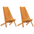 Silla 2 pcs Marrón 69 x 56 x 84 cm Madera de Acacia Sólida
