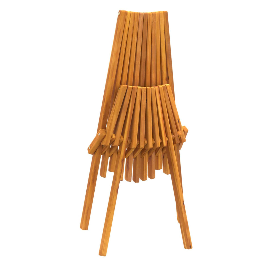 Silla 2 pcs Marrón 69 x 56 x 84 cm Madera de Acacia Sólida