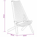 Silla 2 pcs Marrón 69 x 56 x 84 cm Madera de Acacia Sólida
