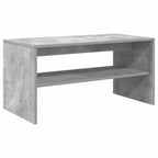 Mueble de TV madera contrachapada gris hormigón 80x40x40 cm