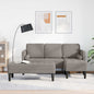 Conjunto de Sofá 2 pçs Cinzento Nuvem 173 x 131 x 67 cm Poliéster