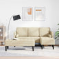 Conjunto de Sofá 2 pçs Cinzento Nuvem 173 x 131 x 67 cm Poliéster
