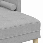 Juego de Sofá 2 pcs Gris Nube 173 x 131 x 67 cm Poliéster
