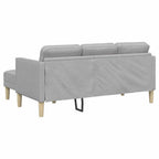 Juego de Sofá 2 pcs Gris Nube 173 x 131 x 67 cm Poliéster