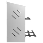 Nido para gallinas con 8 compartimentos plateado galvanizado