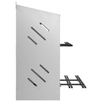 Nido para gallinas con 6 compartimentos plateado galvanizado