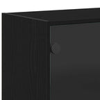 Aparador alto Roble Negro 68 x 37 x 142 cm