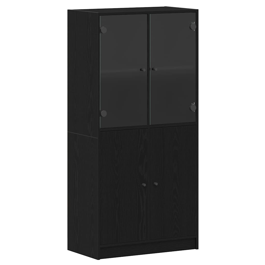 Aparador alto Roble Negro 68 x 37 x 142 cm