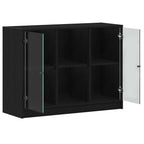 Aparador Roble Negro 100 x 37 x 75.5 cm