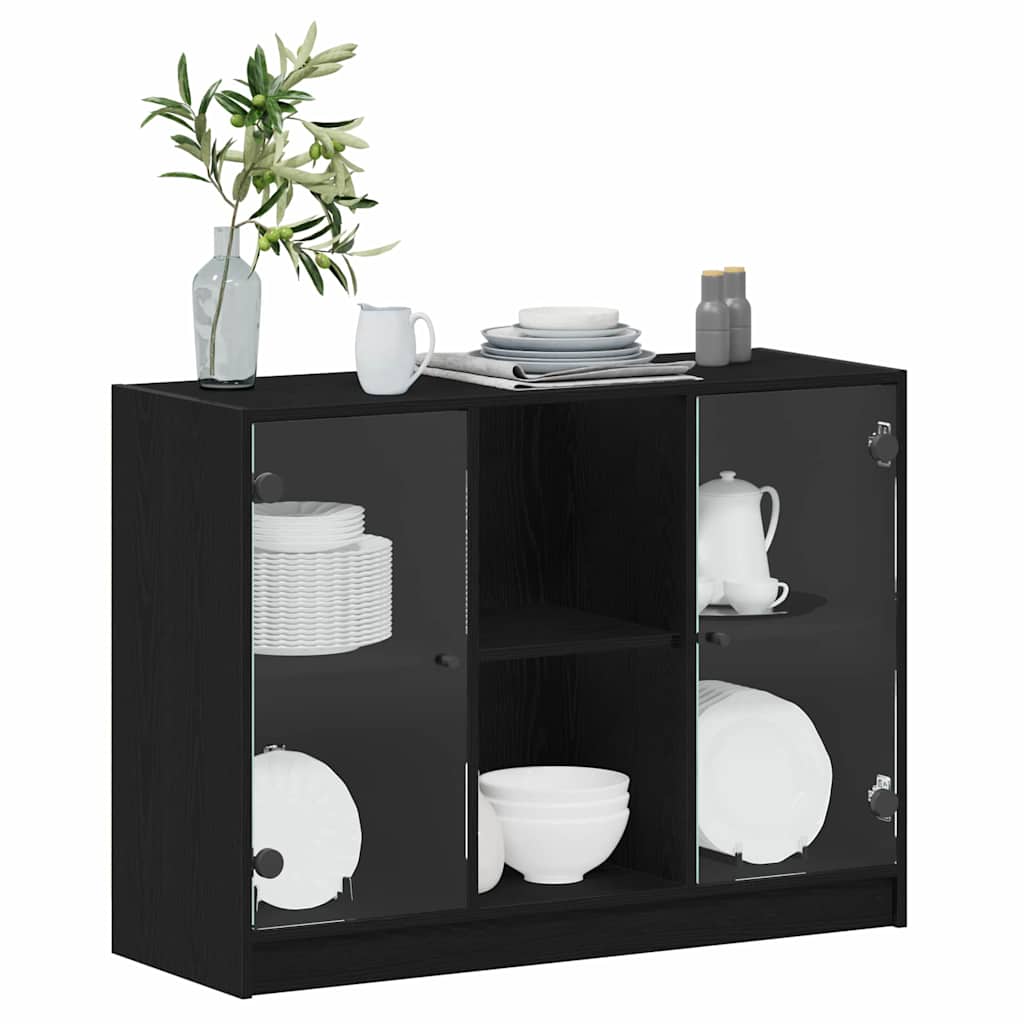 Aparador Roble Negro 100 x 37 x 75.5 cm