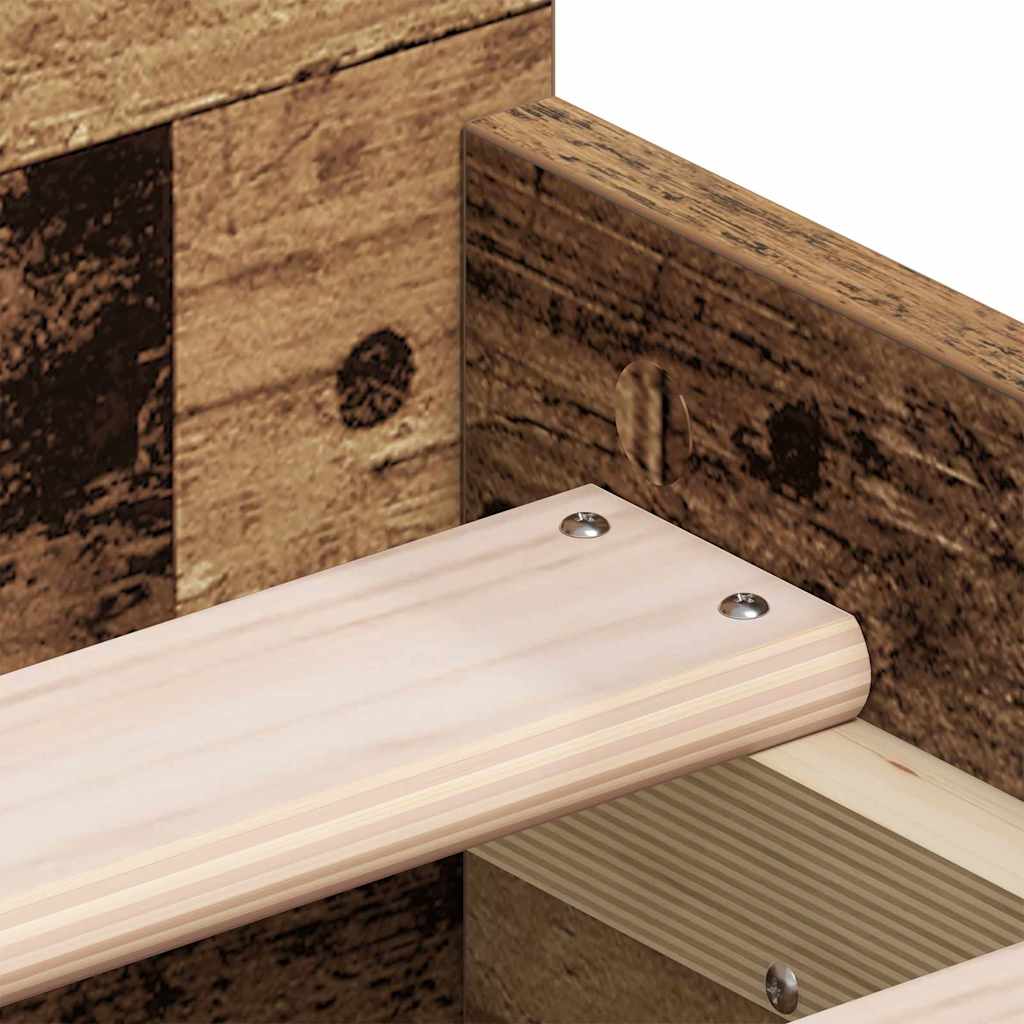 Estructura de cama con cabecera Madera Vieja 193 x 78 x 50 cm