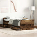 Estructura de cama con cabecera Madera Vieja 193 x 78 x 50 cm